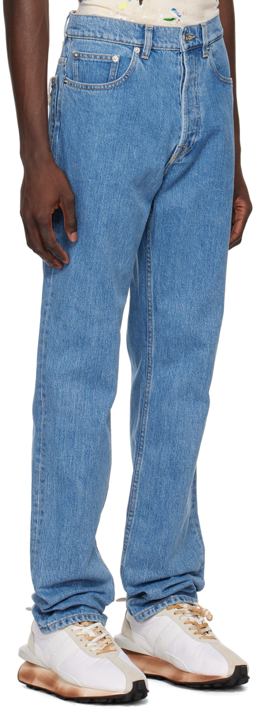 Lanvin Blue Curb Fit Jeans Lanvin