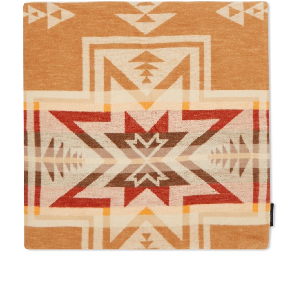 Photo: Pendleton OC Jacquard Pillow Cover in Silver City/Camel