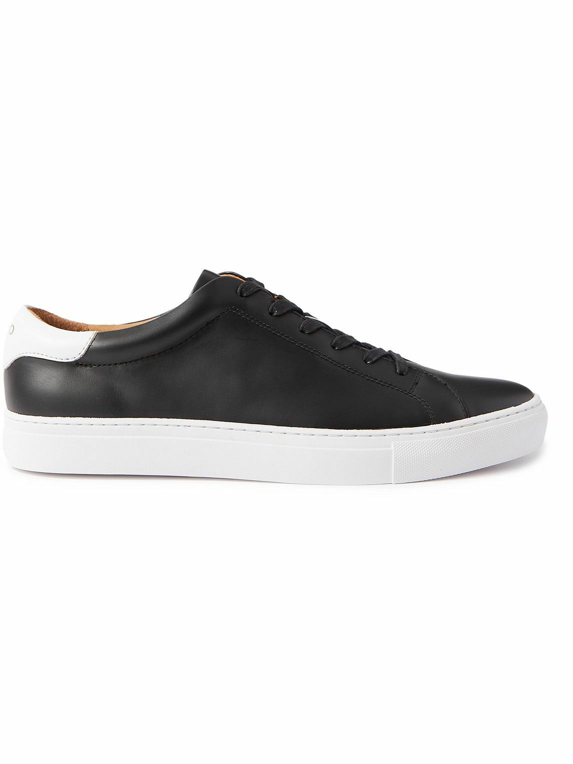 Polo Ralph Lauren - Jermain II Leather Sneakers - Black Polo Ralph Lauren