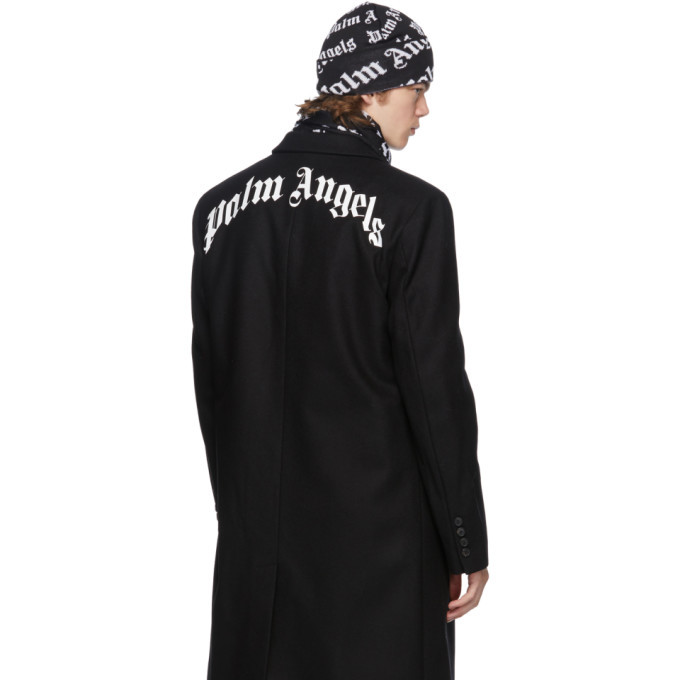 Logo Beanie and Scarf Set Palm Angels