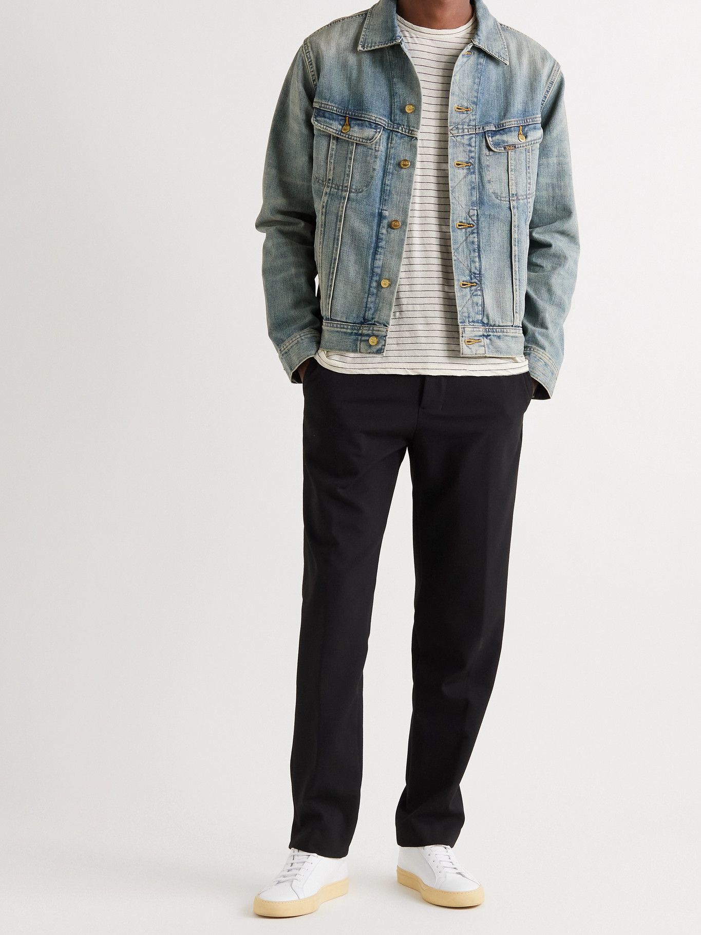 polo ralph lauren stormrider denim jacket