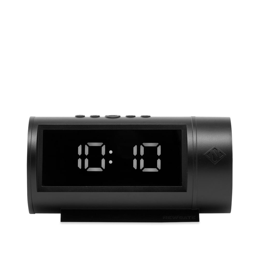 Zeebrasem wat betreft Stal Newgate Clocks Pil LCD Digital Alarm Clock in Black Newgate Clocks