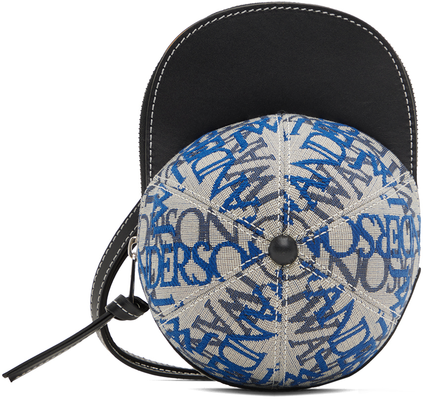 JW Anderson Black & Gray Midi Cap Bag JW Anderson