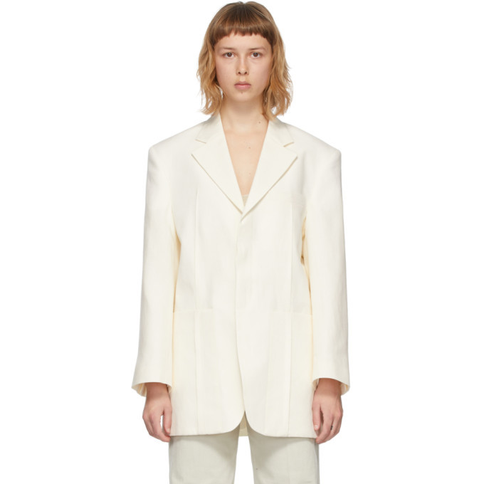 Jacquemus Off-White La Veste DHomme Blazer Jacquemus