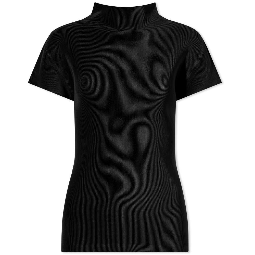 Pleats Please Issey Miyake Short Sleeve Mist Pleats Basics T