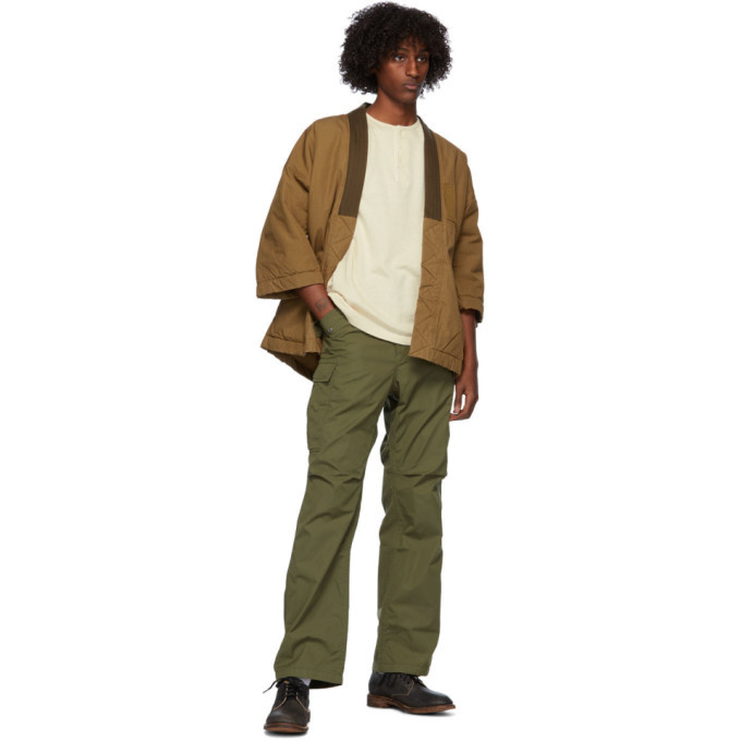 Visvim Brown Sanjuro Kimono Jacket Visvim