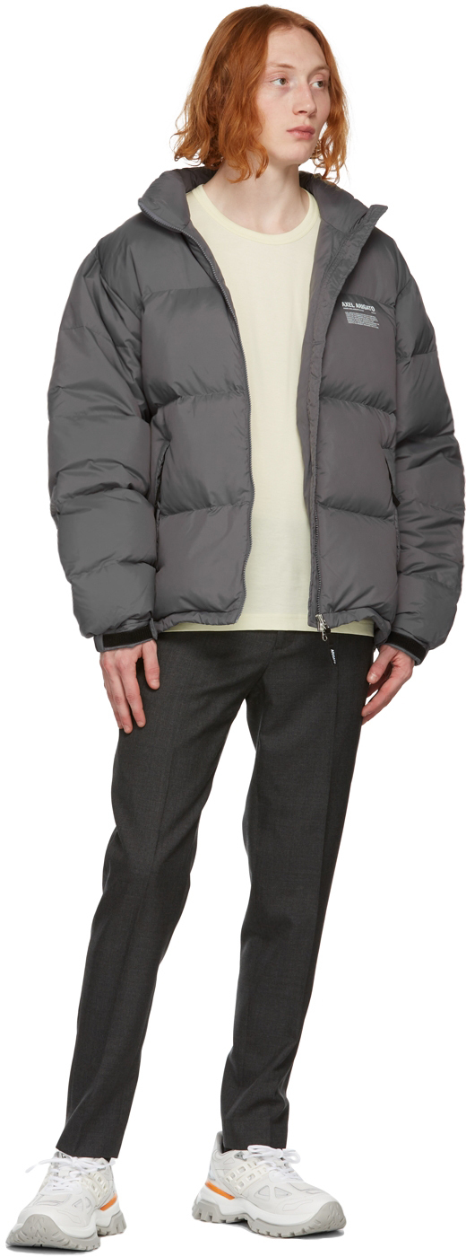 Axel Arigato Grey Down Observer Puffer Jacket Axel Arigato