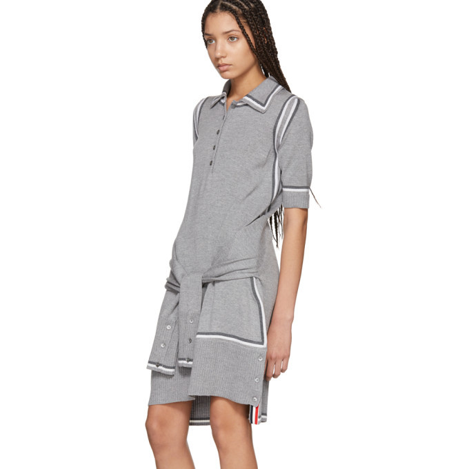 Cardigan Polo Dress Thom Browne