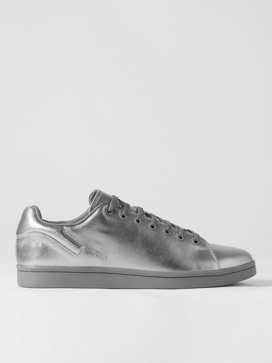 raf simons silver sneakers