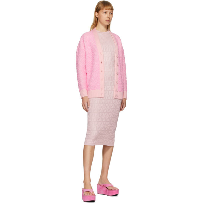 fendi pink cardigan