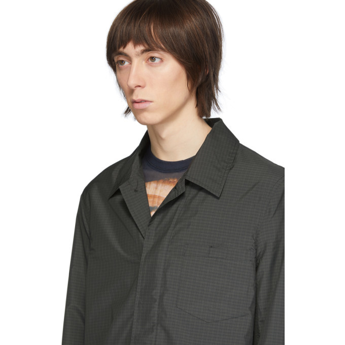 Our Legacy Grey Tech Archive Shirt Jacket Our Legacy