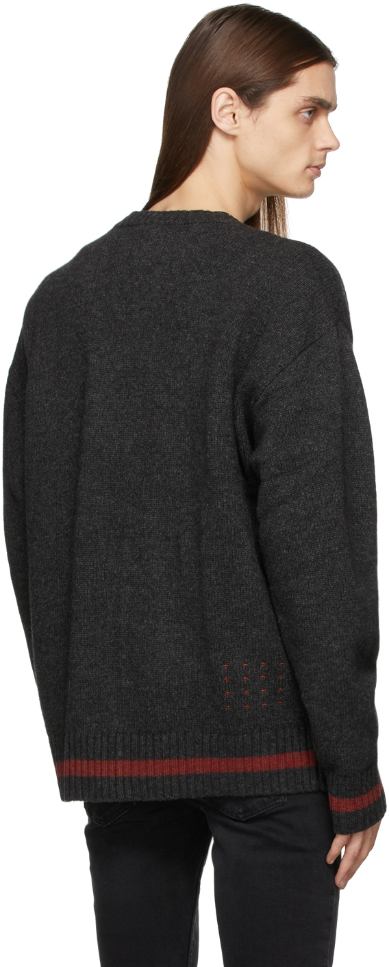 Ksubi Black Knit Royalty Cardigan Ksubi