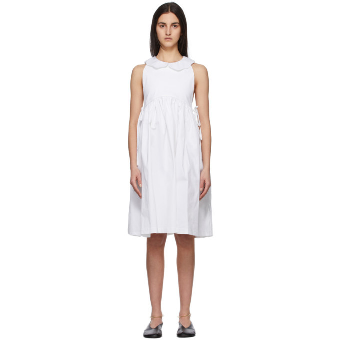 Kika Vargas White Twill Aida Dress Kika Vargas