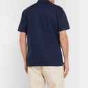 Oliver Spencer - Linton Piped Linen and Cotton-Blend Shirt - Blue