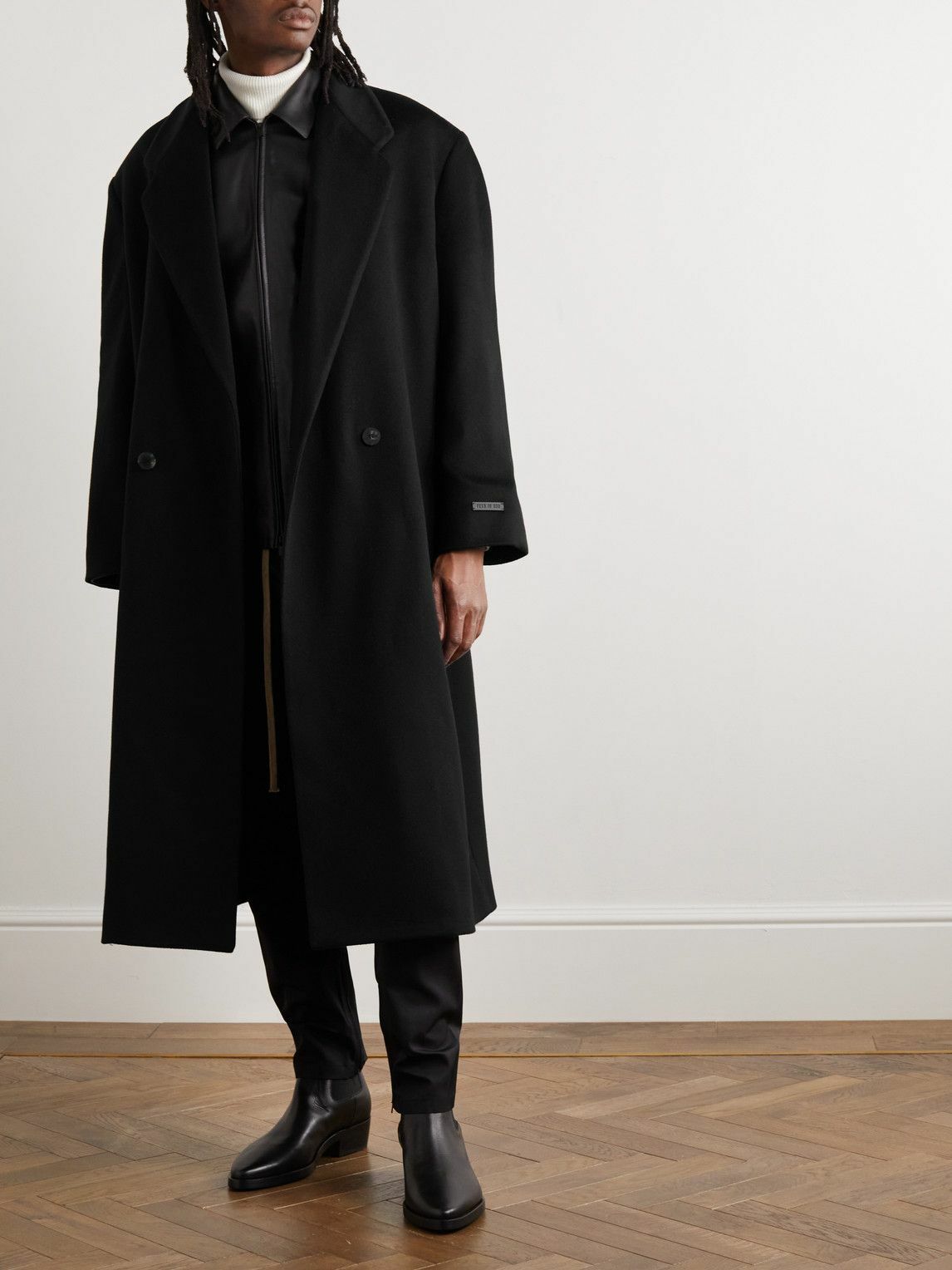 Fear of God - Eternal Cashmere and Wool-Blend Twill Coat - Black Fear ...