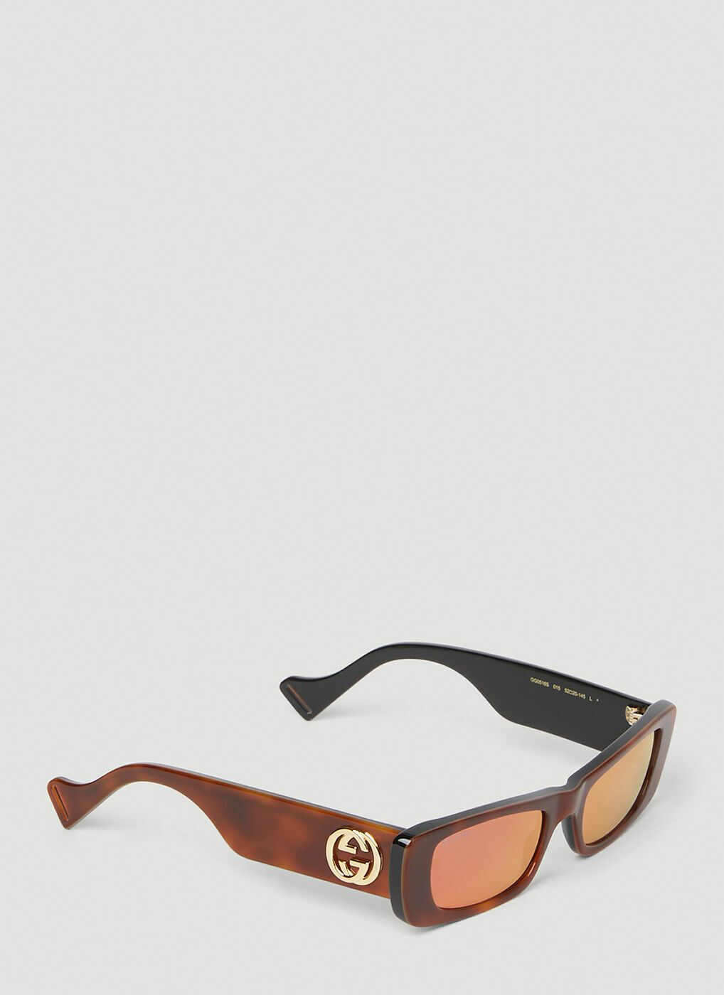 Gucci Gg0516s Rectangular Sunglasses In Brown Gucci