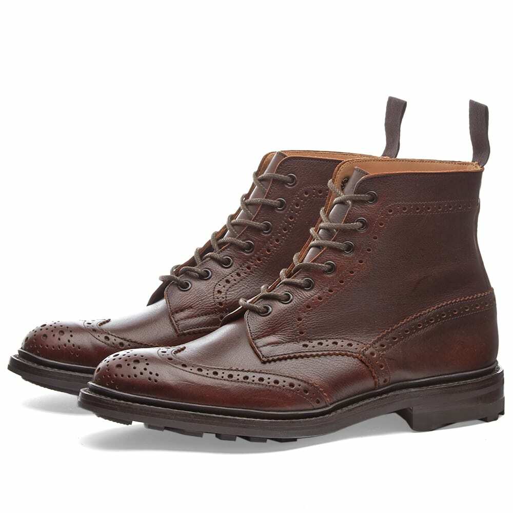 Photo: Trickers Stow Derby Brogue Boot