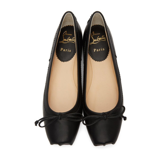 Christian Louboutin Black Mamadrague Ballerina Flats Christian Louboutin
