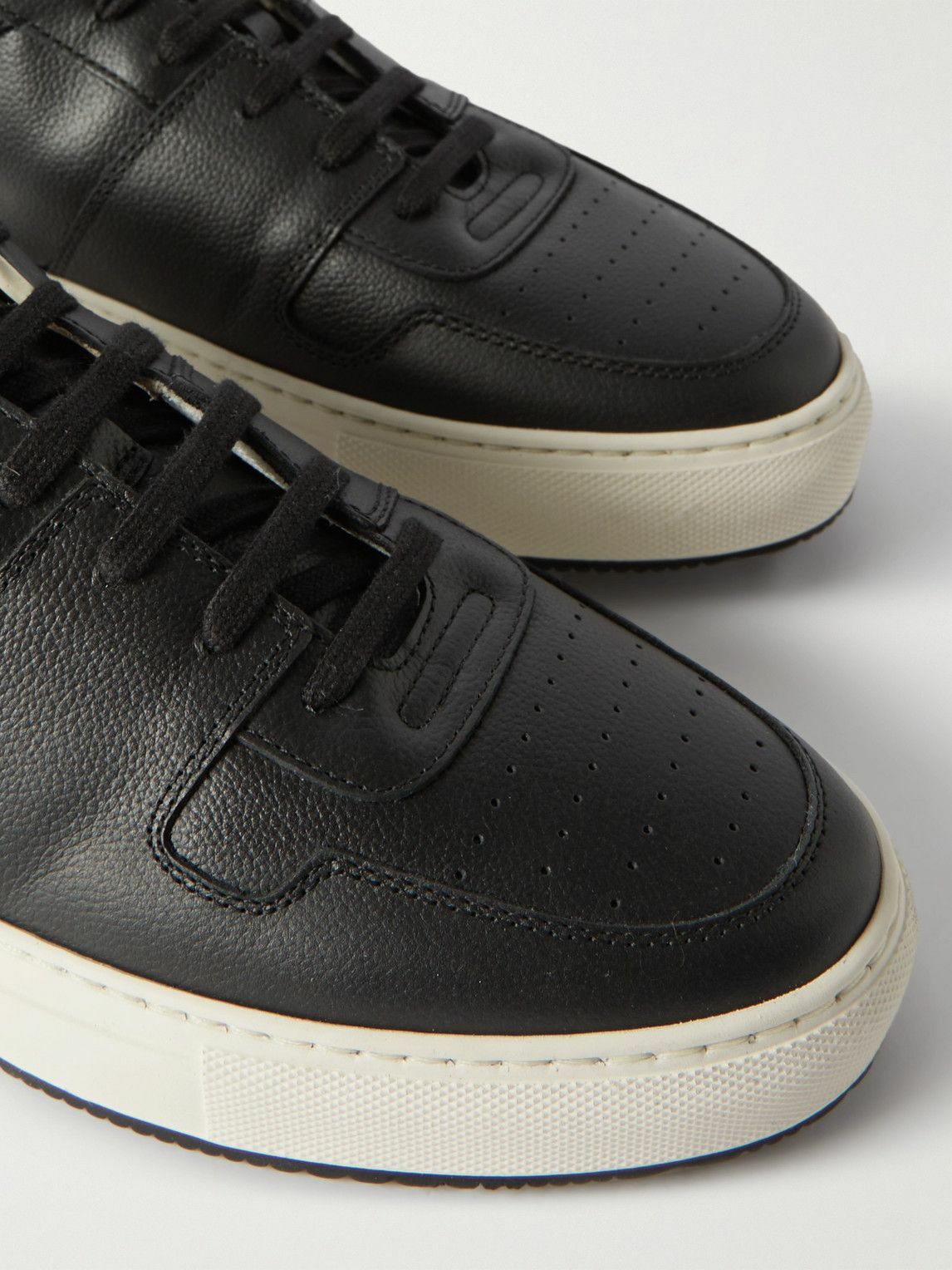 Common Projects Decades FullGrain Leather Sneakers Black Common