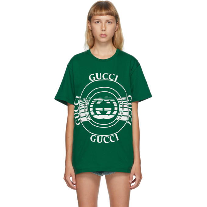 Gucci Green Interlocking G T Shirt Gucci