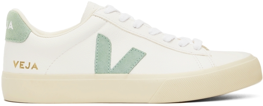 Veja White & Green Campo Chromefree Sneakers VEJA