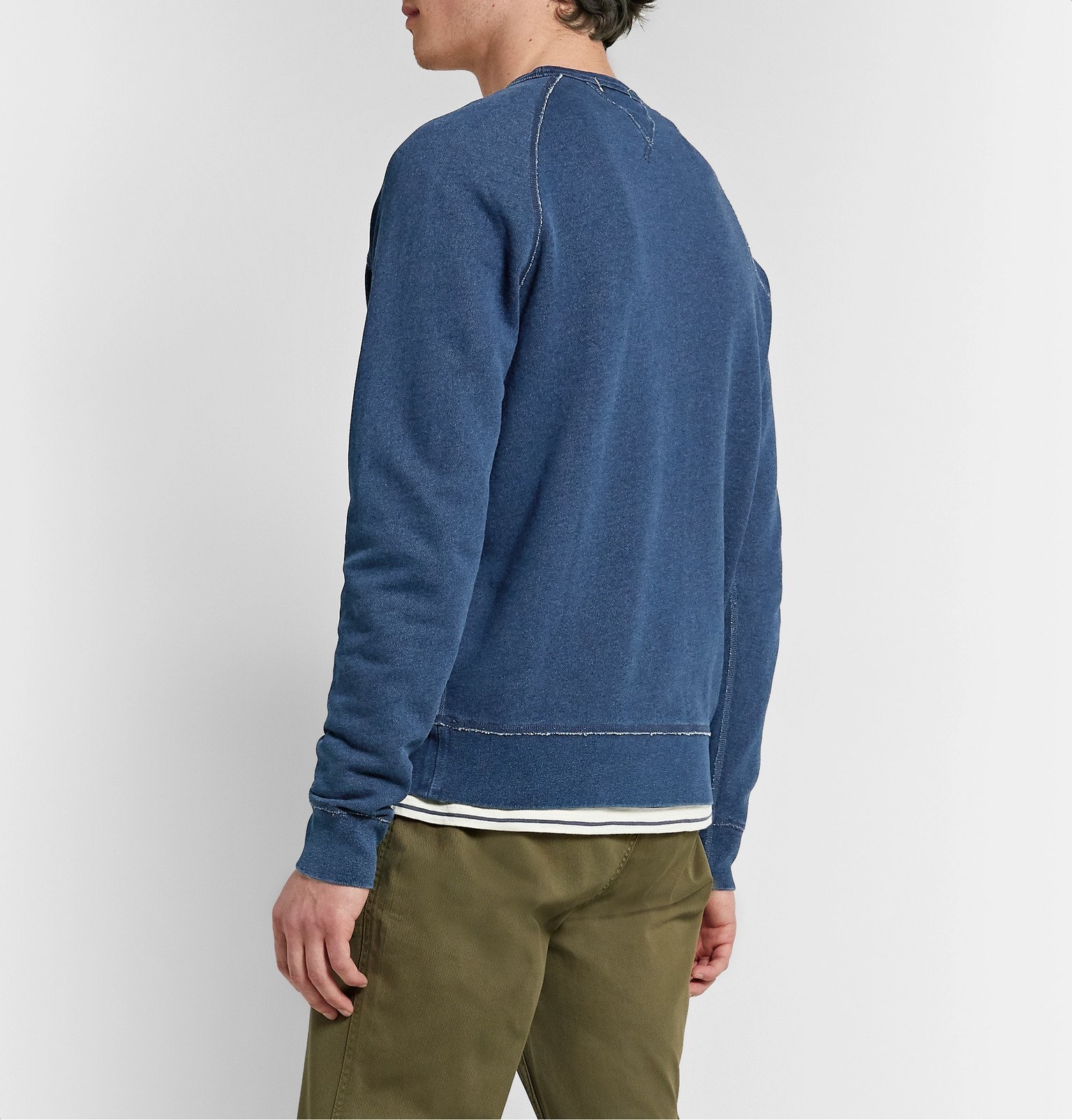 Alex Mill - Indigo-Dyed Loopback Cotton 