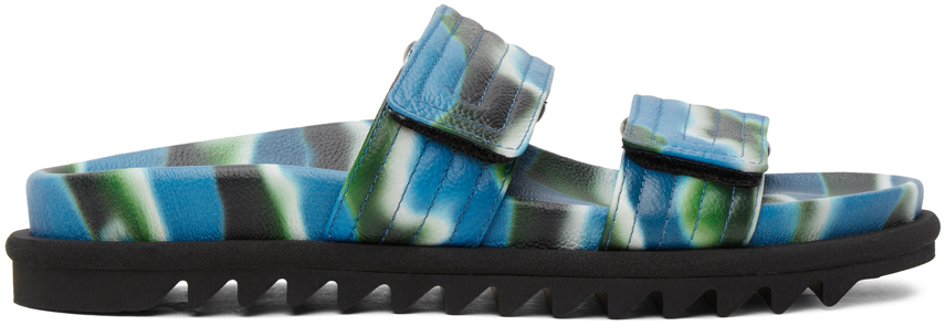 blue camo slides