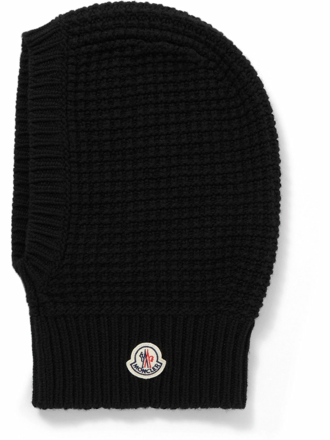 Moncler LogoAppliquéd Virgin Wool Balaclava Moncler