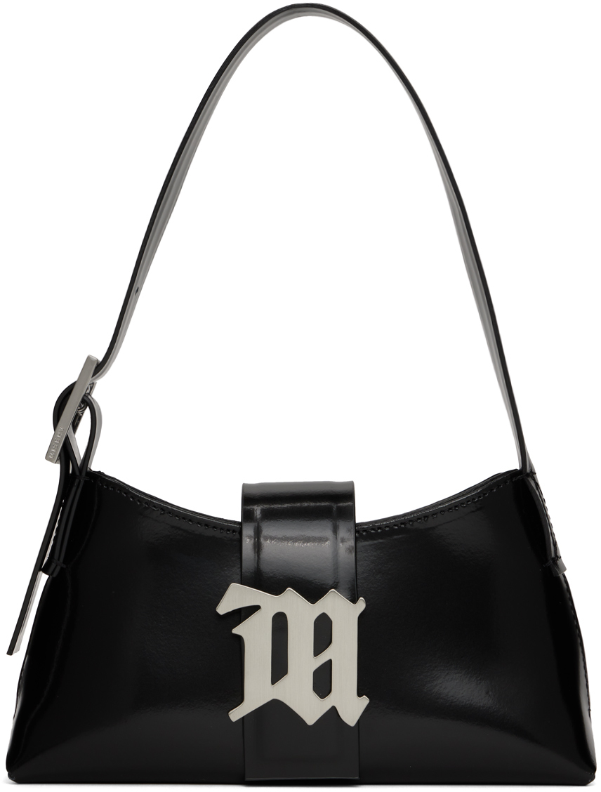MISBHV Black Mini Leather Shoulder Bag MISBHV
