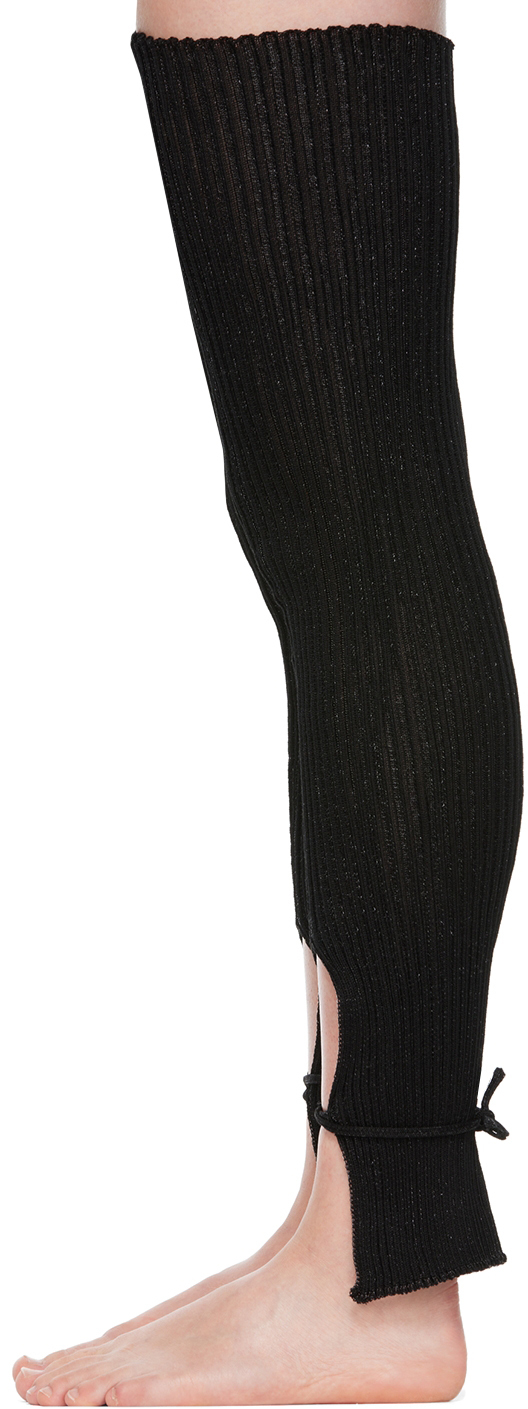 a. roege hove Black Emma String Leg Warmers a. roege hove a. roege hove Black Emma String Leg Warmers a. roege hove