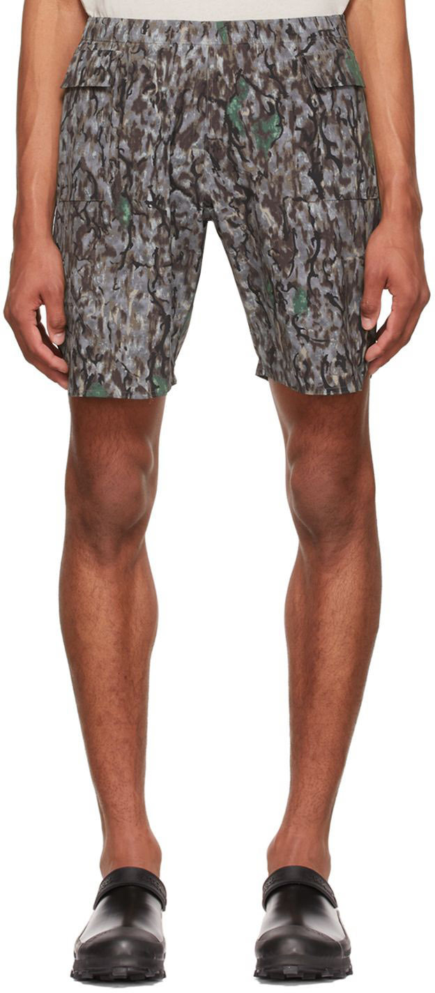 South2 West8 Gray Nylon Shorts South2 West8