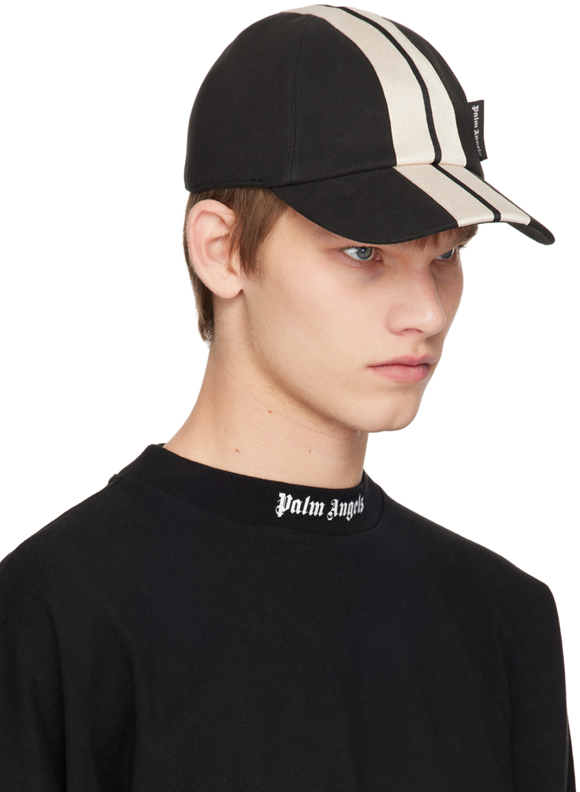 Palm Angels Black Track Cap Palm Angels