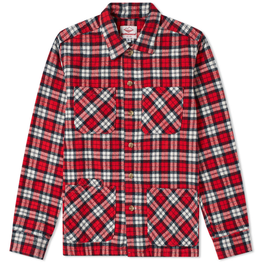 Battenwear 5 Pocket Canyon Shirt Red 