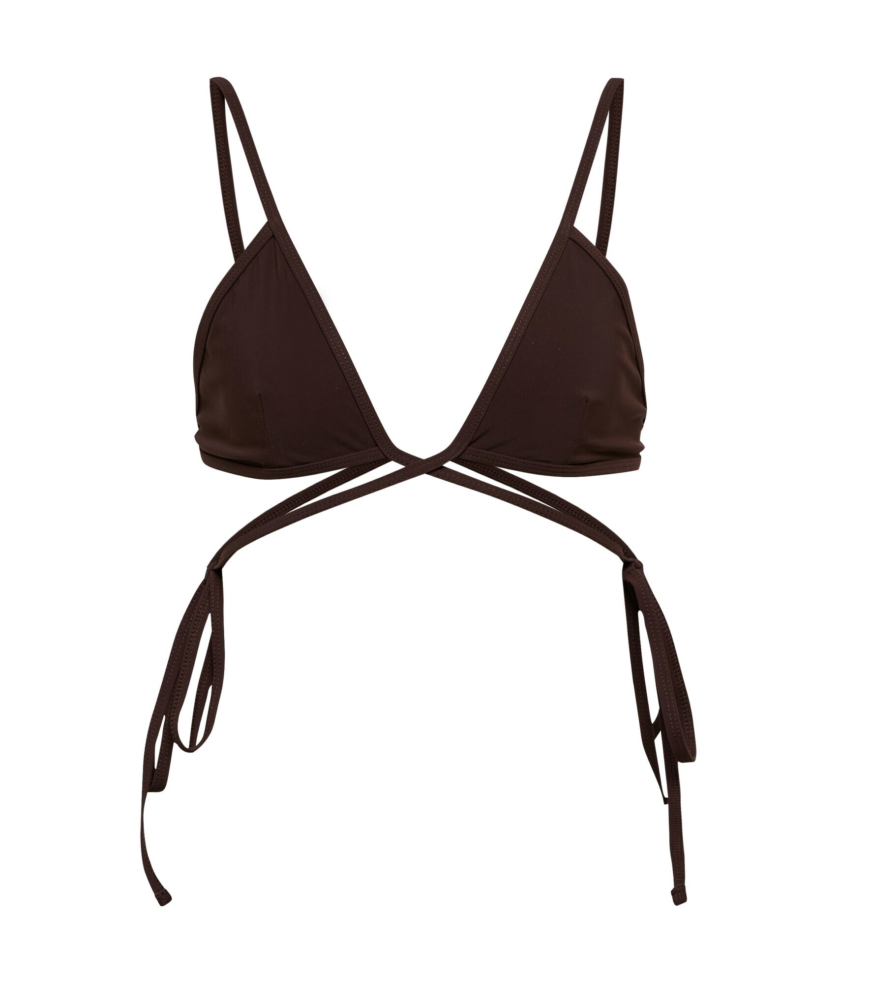 Christopher Esber - Wrapround triangle bikini top Christopher Esber