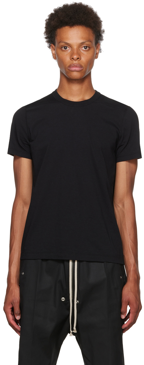 Rick Owens Black Short Sleeve T-Shirt