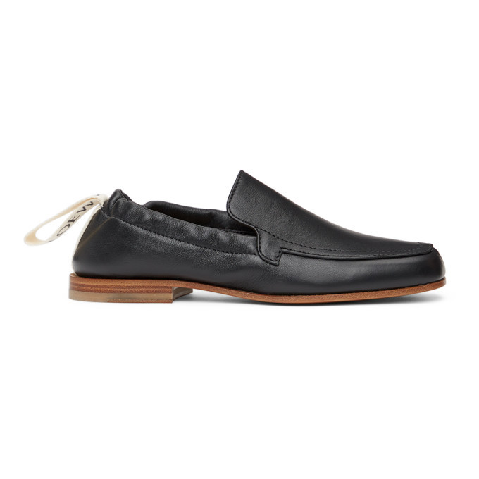 Loewe Black Elasticated Loafers Loewe