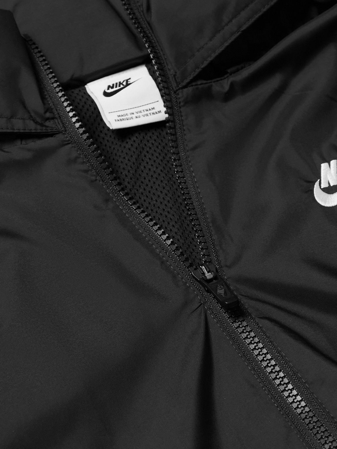 Nike - Windrunner Logo-Embroidered Shell Hooded Jacket - Black Nike