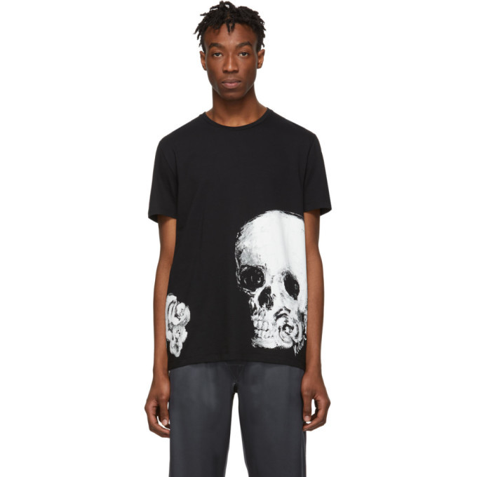 skull rose t shirt