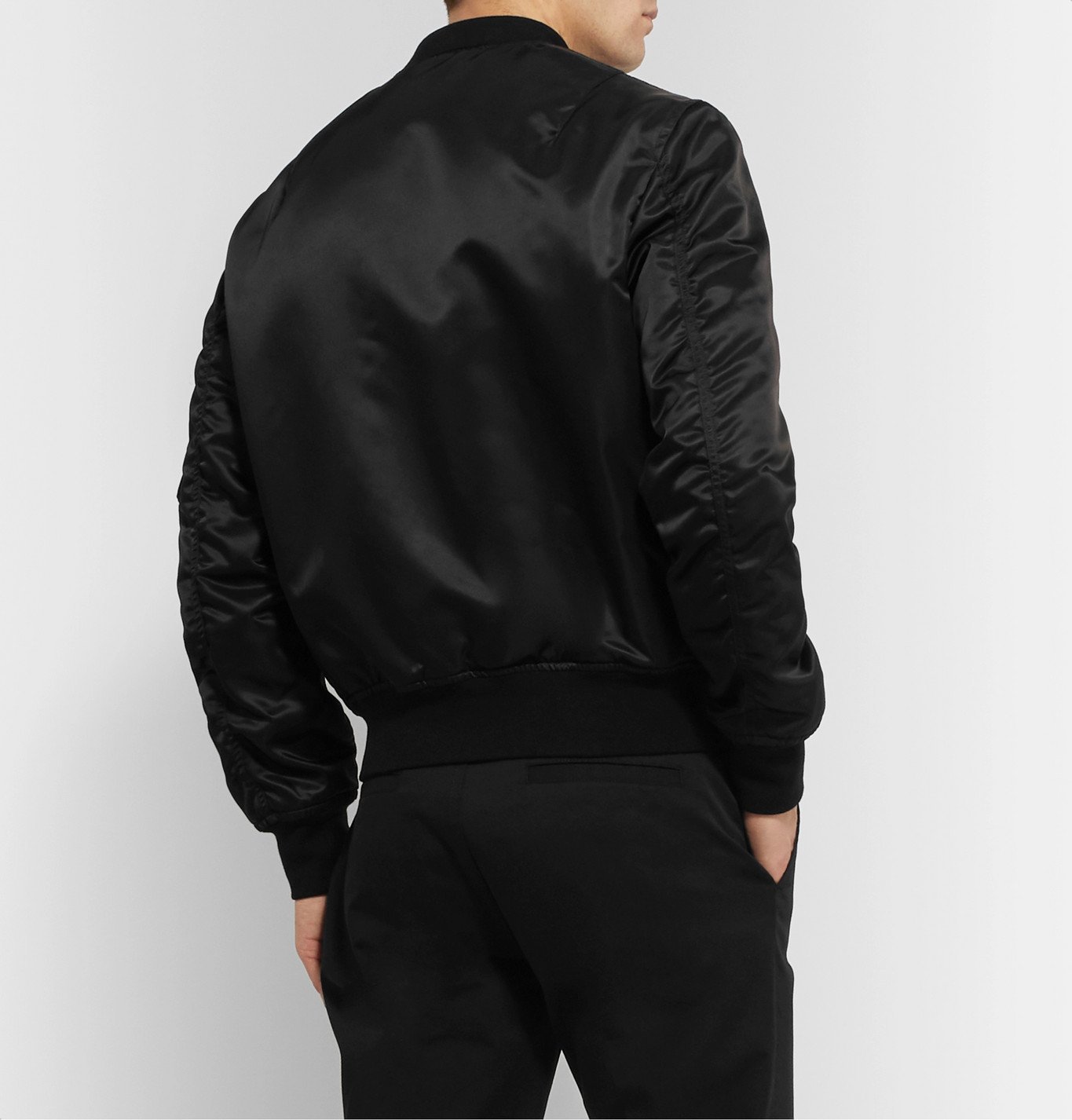 Givenchy Padded Shell Bomber Jacket Black Givenchy