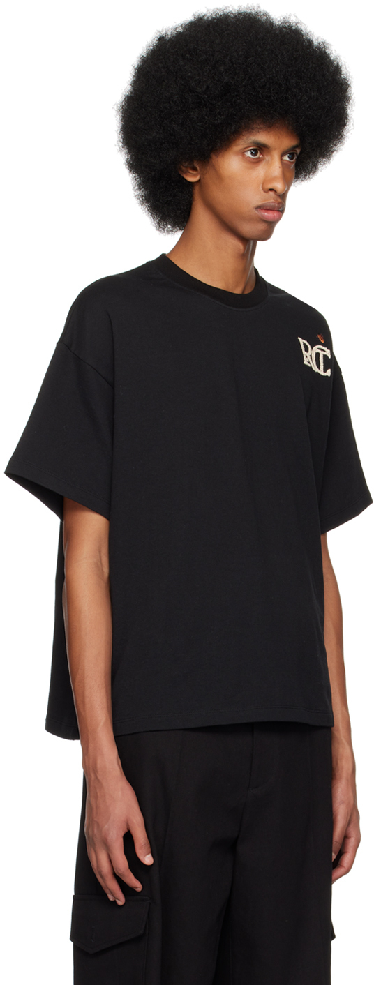 Recto Black Embroidered T-Shirt Recto