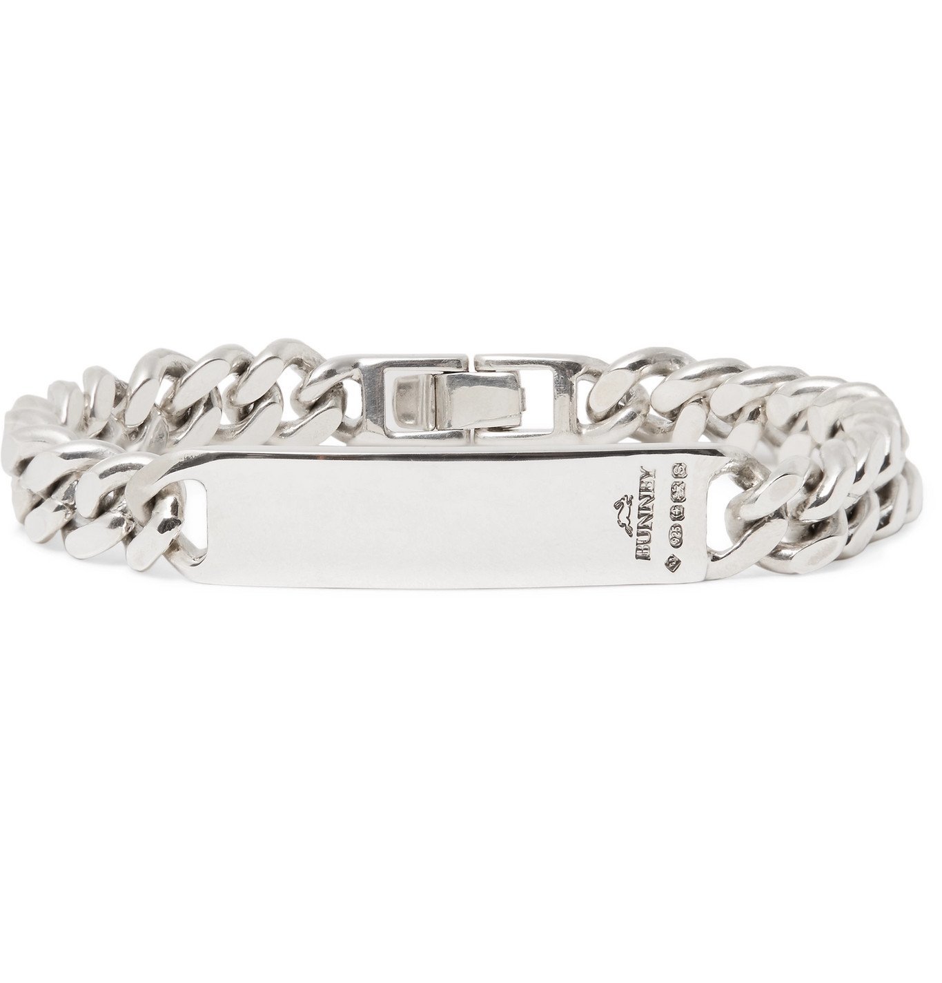 Bunney - Single Tour Sterling Silver ID Bracelet - Silver Bunney