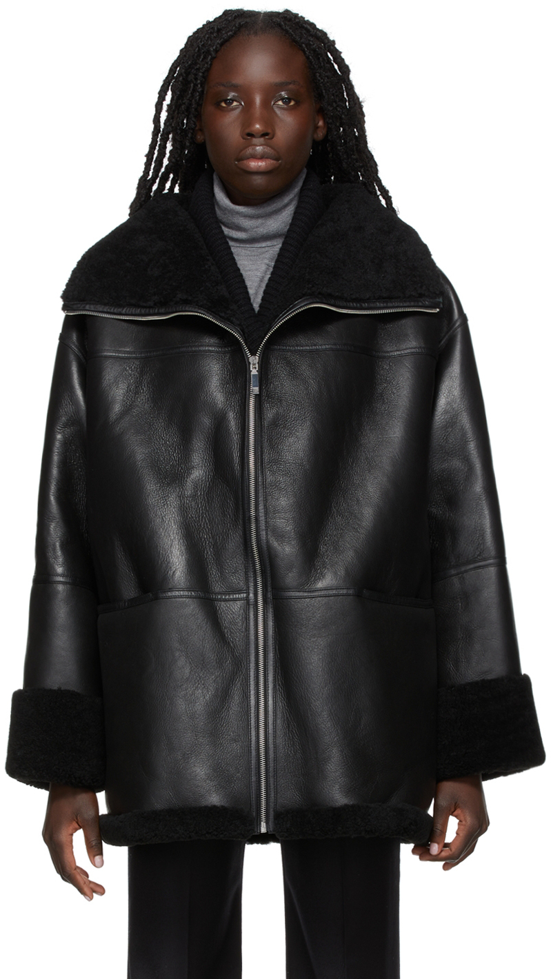 toteme shearling jacket