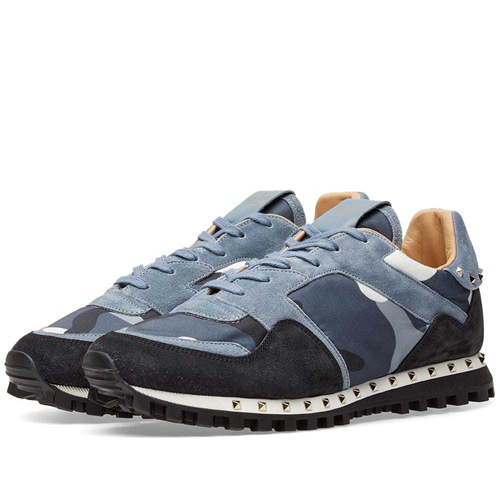 valentino studsole camo sneakers