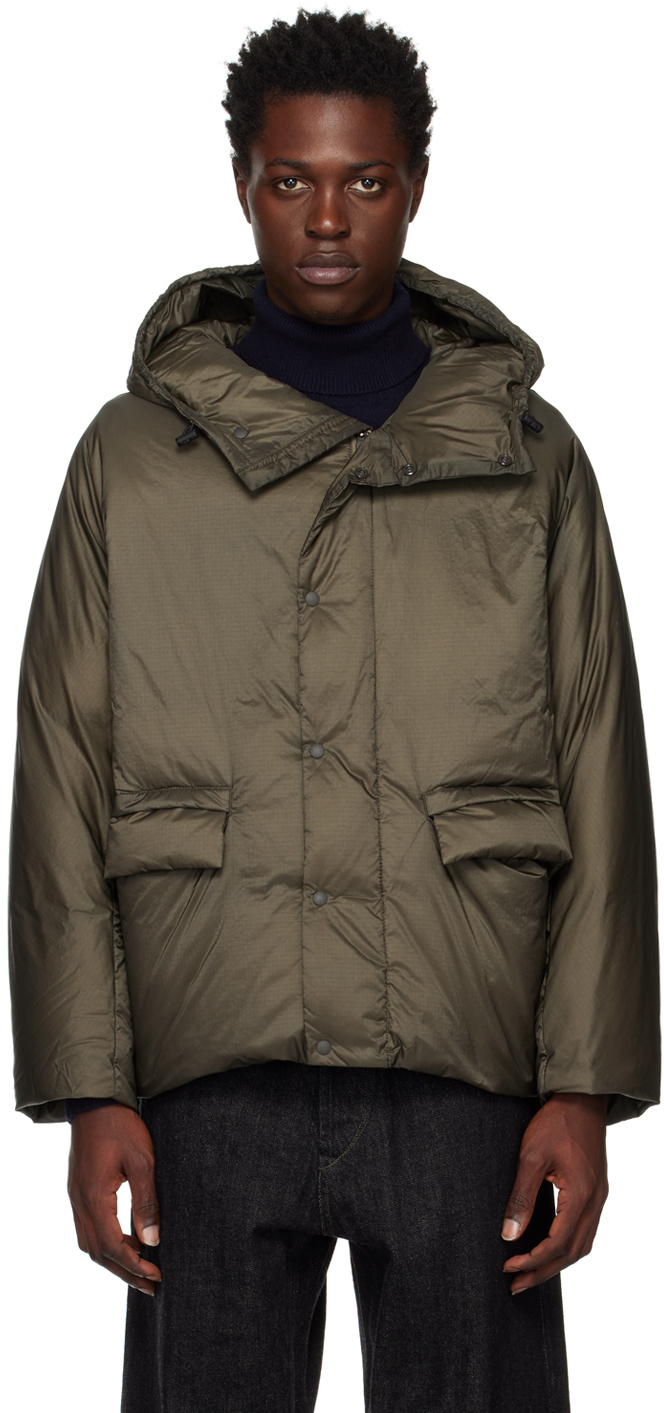 Remi Relief Khaki Quilted Down Jacket Remi Relief