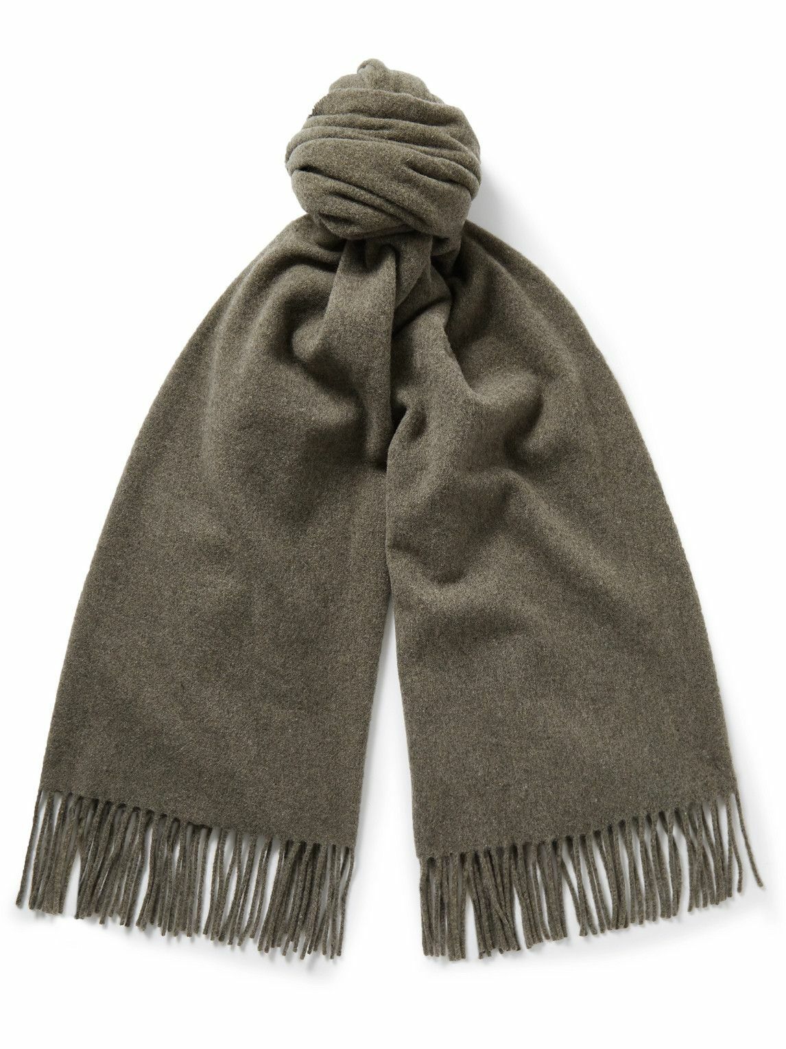 Acne Studios Canada Fringed Wool Scarf Acne Studios