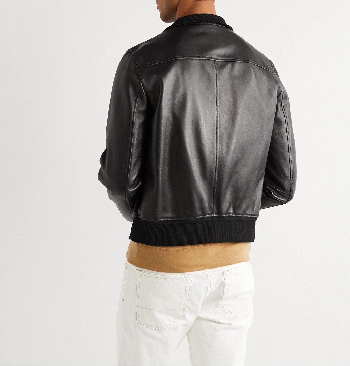 TOM FORD - Leather Jacket - Black TOM FORD