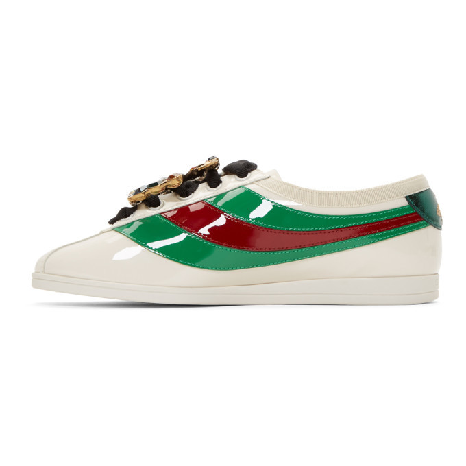 Gucci Ivory Falacer Bowling Sneakers Gucci