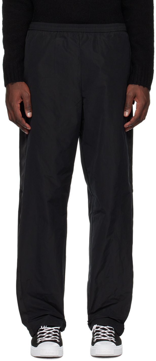Acne Studios Black Relaxed-Fit Trousers Acne Studios
