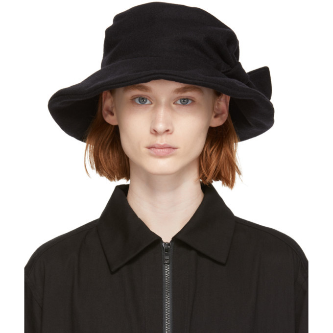 black flannel hat