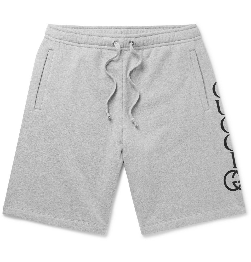 gucci shorts grey